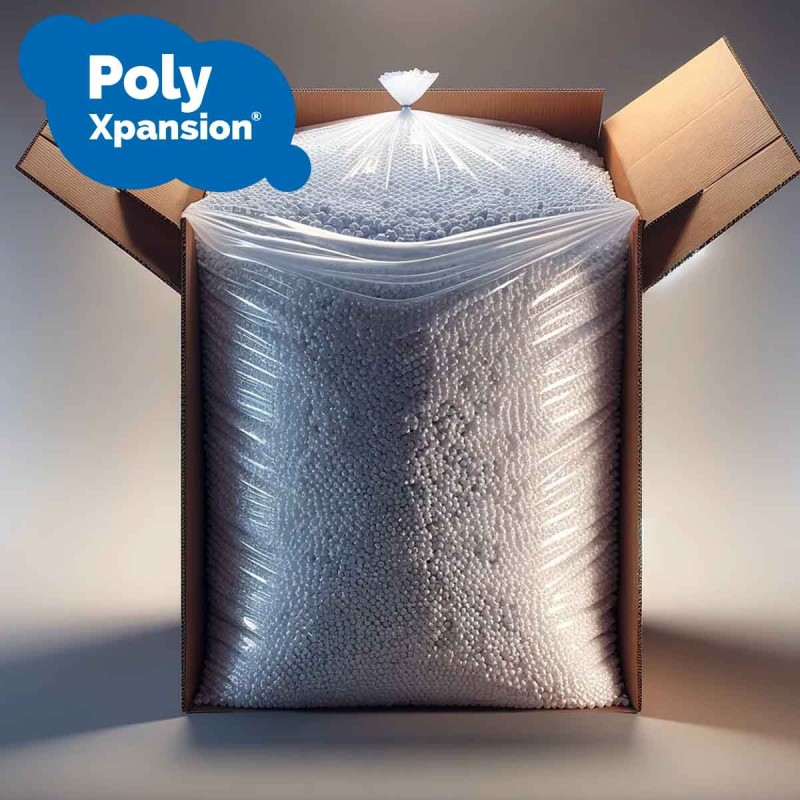50 L Polystyrene Beads M1 Fireproof Insulation for Attics, Roofs, Floors, Crawl Spaces, Partitions, Drainage