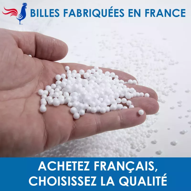 Billes de Polystyrène Neuves pour Béton Allégé et Chape Légère - Isolation Thermique et Acoustique