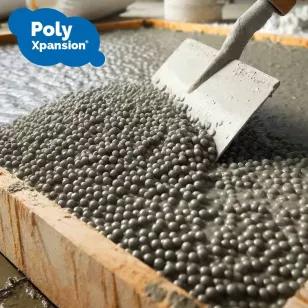 Adjuvant Additive for Screed and Lightweight Concrete - Polystyrene Bead Mixture