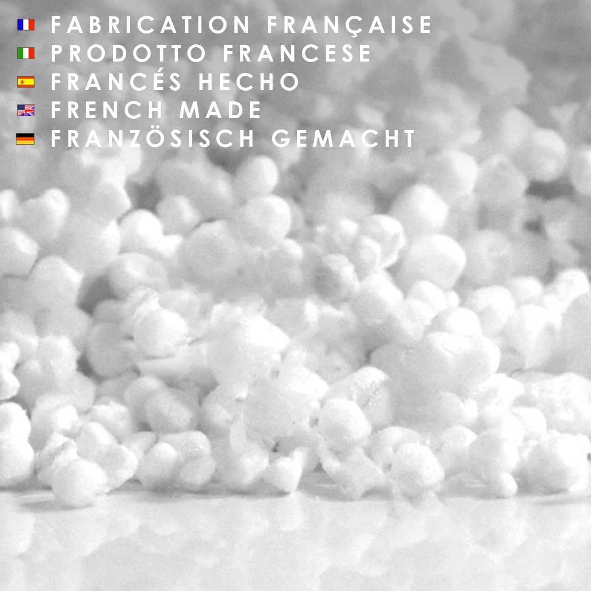 Billes de Polystyrène pour Remplissage de Pouf – Classement M1 Anti-Feu LNE - Remplissez Votre Pouf en Toute Sécurité.​